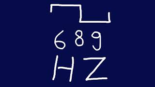 689 hz square