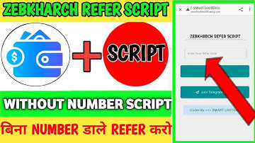 Zebkharch Script | Zebkharch Refer Script | Without Number Script | refer script today | script