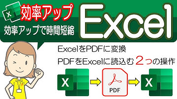 【Excel→PDF→Excel操作】便利な操作！エクセル効率アップ-53