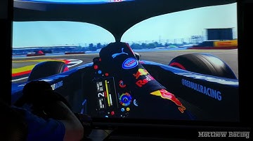 F1 2019 | Silverstone with Max Verstappen | Fanatec CSL Elite | Epson Projector