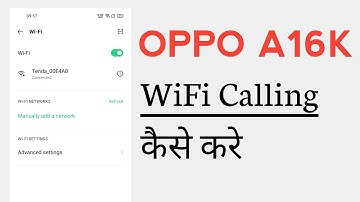 OPPO A16K How To Use WiFi Calling | WiFi Calling Kaise Kare OPPO A16k