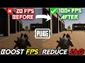 Pubg pc latest lag fix  increase fps  pubg pc fps boost guide  best settings for pubg  2022 