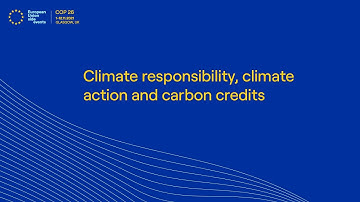 Climate responsibility, climate action and carbon credits (GMT Time)