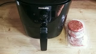 البرجر في القلاية الهوائية Burger in air fryer ??