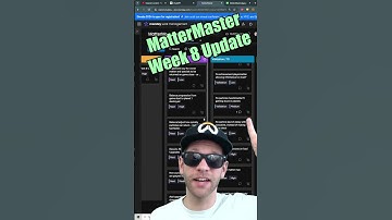 MatterMaster Week 8 Developer Update - Island Studios #mobilegamedev #challenge #android #unity
