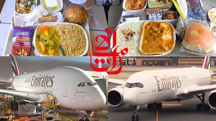 Emirates FOOD REVIEW in Economy Class | London to Dubai to London