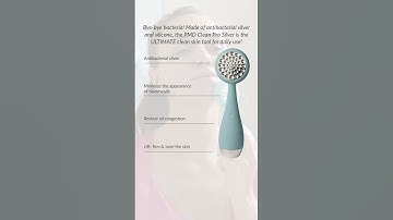 The PMD Clean Pro Silver’s silicone bristles + ActiveWarmth give your skin the ultimate glow