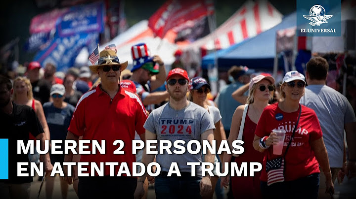 En atentado a Donald Trump muere civil y tirador, en Pensilvania