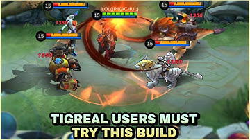 TIGREAL BEST BUILD 2022 | INSANE DAMAGE | BUILD TOP 1 GLOBAL TIGREAL | MLBB