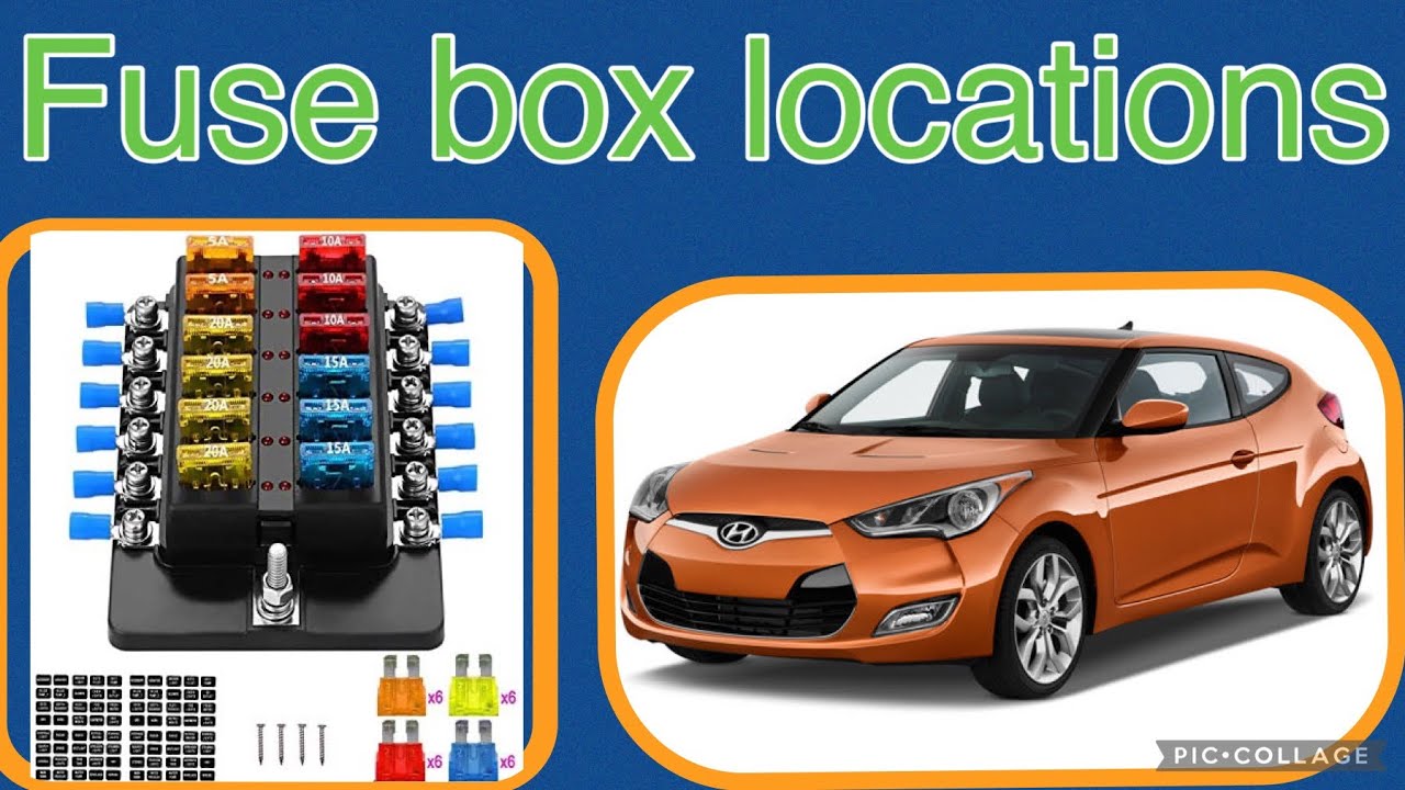 Fuse box location for a 2012 Hyundai Veloster YouTube