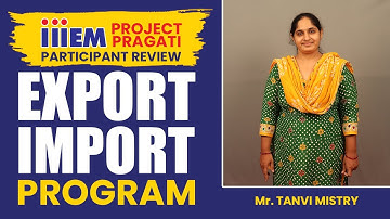Participant Review About Our Project Pragati -  Ms Tanvi Mistry | iiiEM