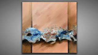 Abstract Demonstration / Simple Techniques / Palette knife / Abstract Painting Demo 420