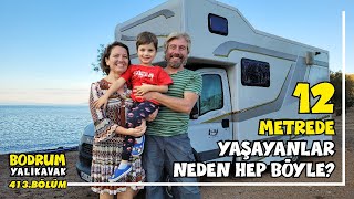 PAZARCILIK YAPARAK geçinen aile durmuyor. Tekneden sonra şimdide KARAVAN HAYATI! (Bodrum)