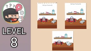 Brain Test 5 Level 8 All Part solution walkthrough 