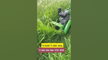 Máy xới đất máy xạc cỏ máy vun luống máy cắt băm cỏ tự hành  #bgmi #automobile #farming #agriculture
