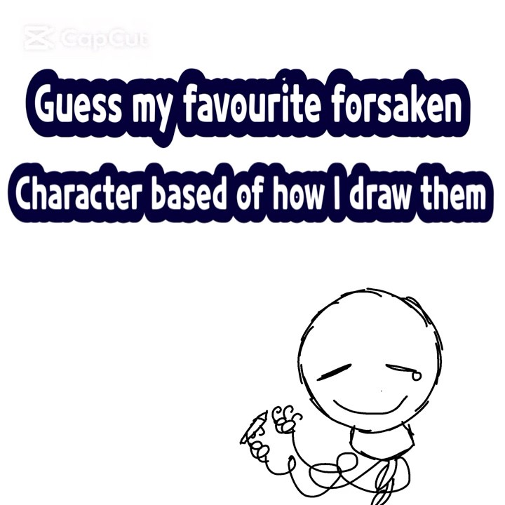 Guess my favourite forsaken character based off how I draw them # ...