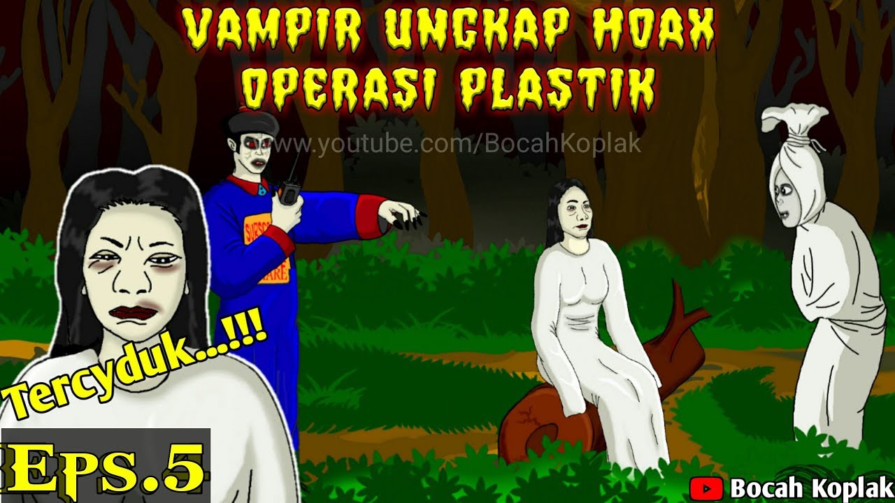 Vampir Pocong Ungkap HOAX Operasi Plastik Kartun Hantu Lucu Bocah