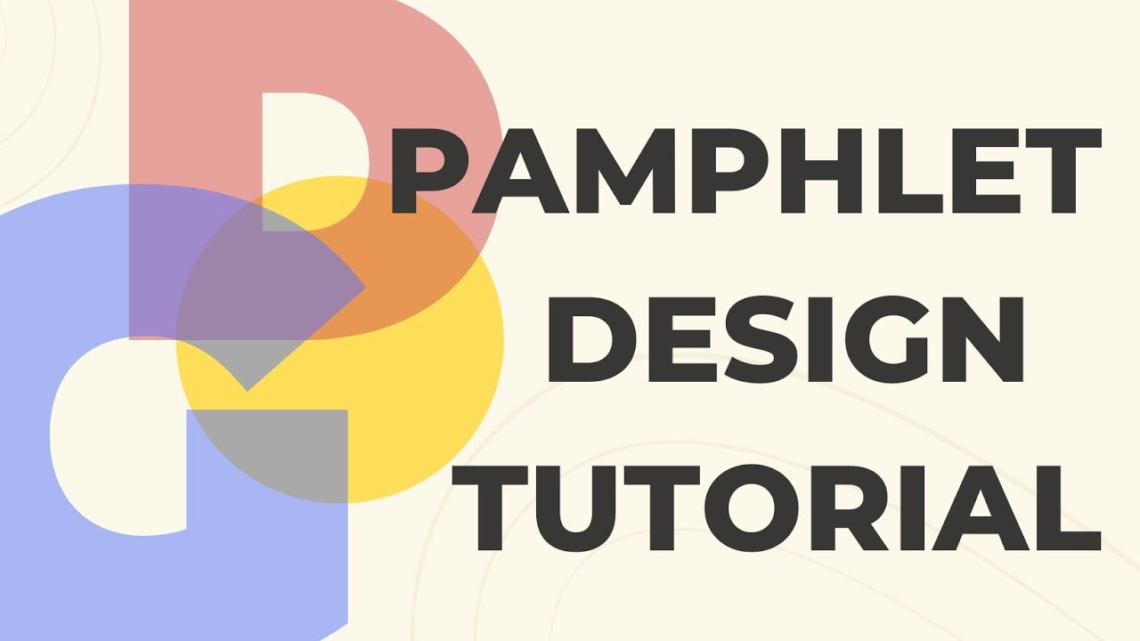 Drawing Tutorial Pamplet Pamphlet design Tutorial #logo #coreldraw #design #art #learn # ...