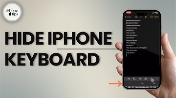 How to hide keyboard from iPhone