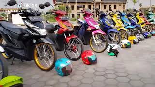 Kontes baby look,motor metic  Modifikasi motor thailook