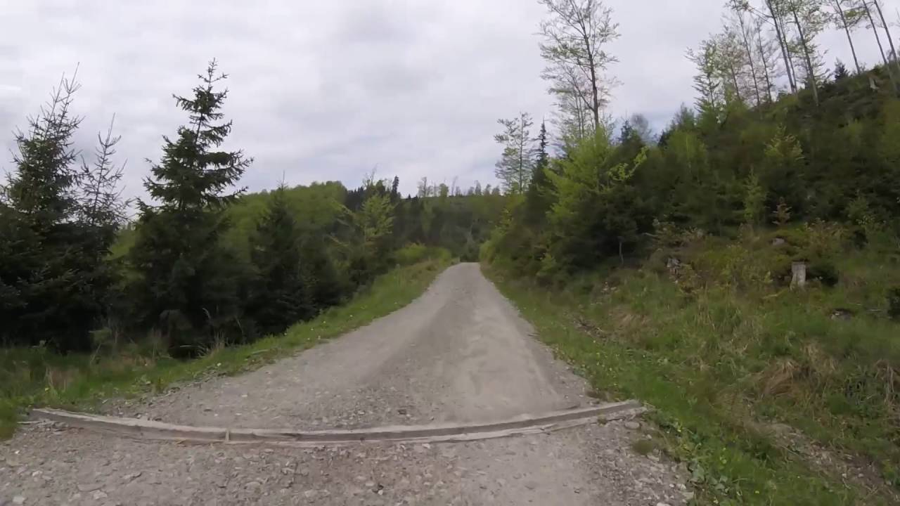 Podjazd rowerem na Skrzyczne