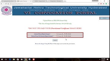 JNTUH VI Convocation Details