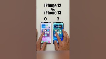 iPhone 12 vs iPhone 13 Speed Test! YouTube #shorts