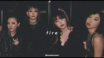 2NE1- Fire (𝒔𝒍𝒐𝒘𝒆𝒅 + 𝒓𝒆𝒗𝒆𝒓𝒃)