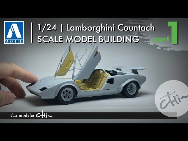 Maquette Tamiya Lamborghini Countach LP500S 1/24