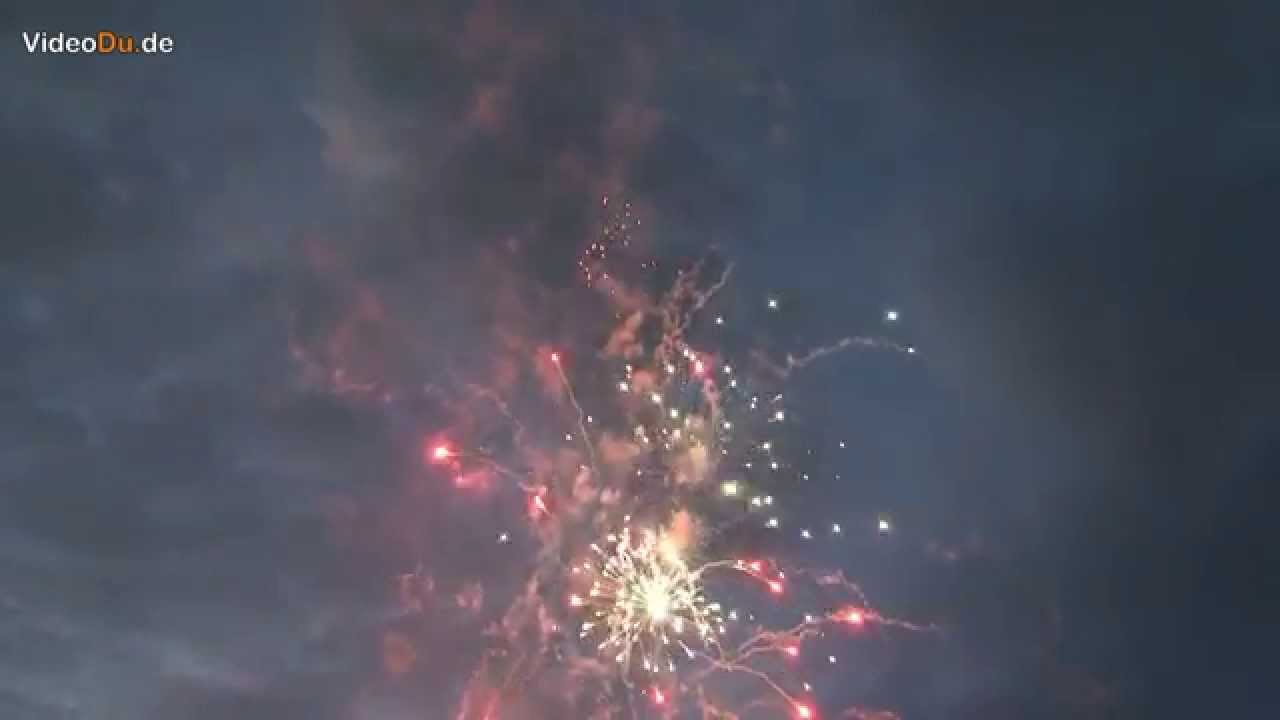 Höhenfeuerwerk zur Drachenboot Fun Regatta 2014