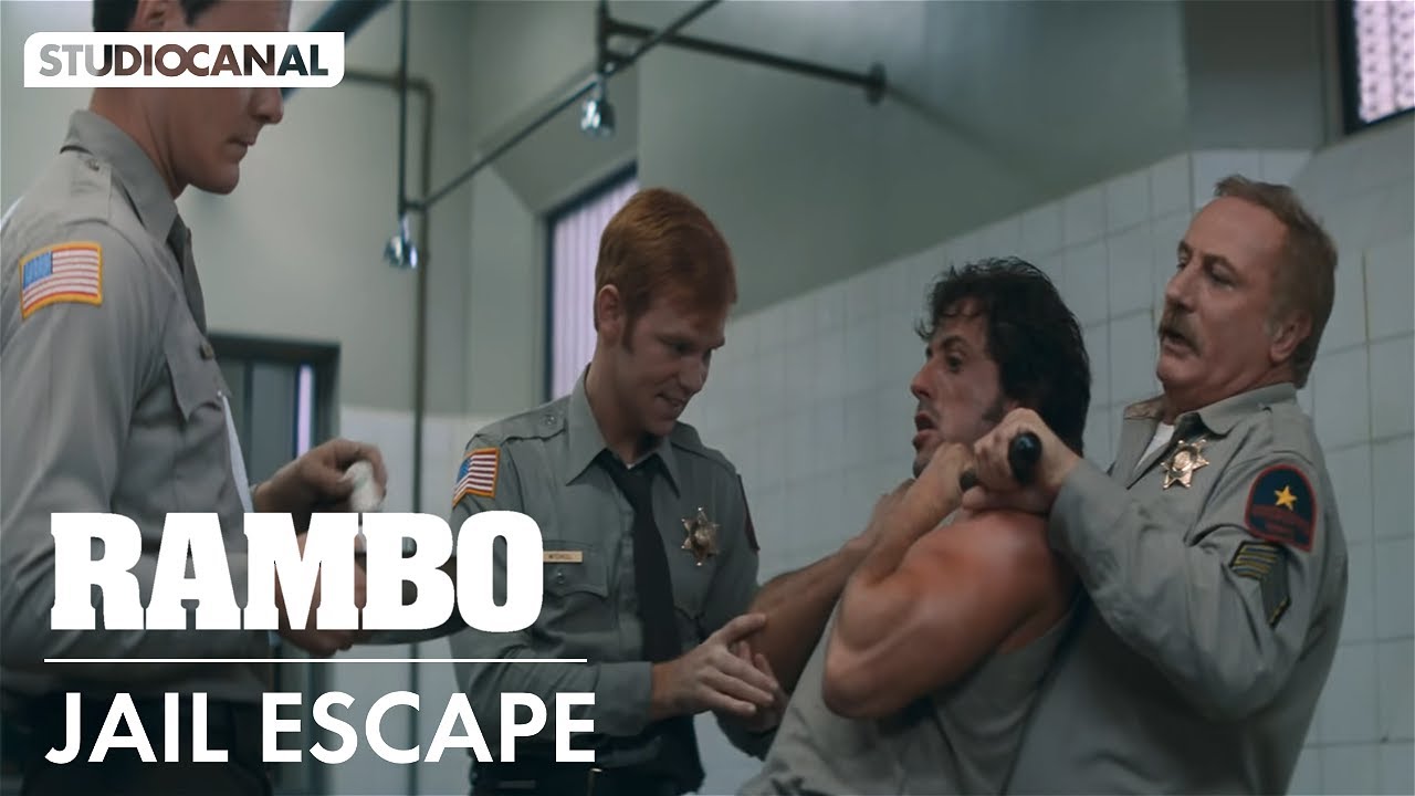 Download RAMBO: FIRST BLOOD - Jail Escape Scene [4K] - Starring Sylvester Stallone