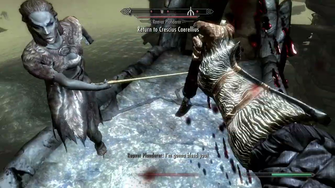 SKYRIM ESCAPE BLOODSKAL BARROW RETURN TO CRESCIUS CAERELLIUS