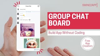 No-Code Group Chat Feature | No Code App Builder | screenshot 1