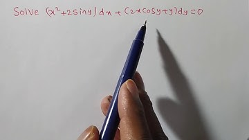 Solution of Mdx+Ndy=0 / Exact  or non Exact Differential Equations