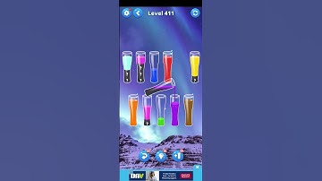 Water Sort – Color Puzzle Game – Level 411 | Color Puzzle Challenge