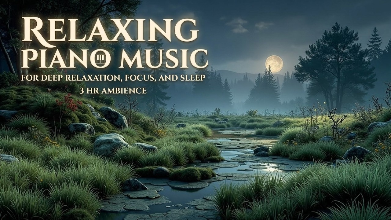 Ночная мягкая музыка на пианино - Красивое релакс-пианино для сна и исцеления
