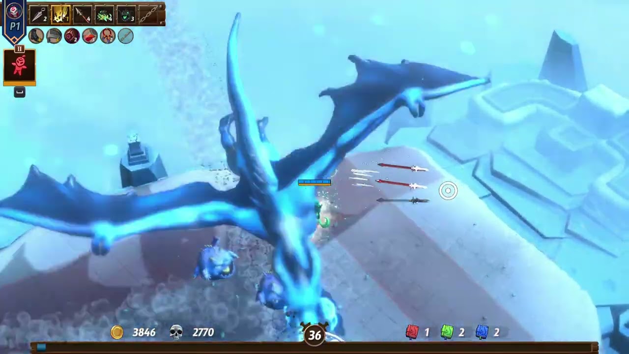 Royal Revolt Survivors-Defeating the Blue Dragon Solo