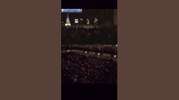 Such a beautiful moment as we gathered to honor a martyr Charlie Kirk and sang this hymn