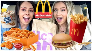 Trying McDonald's NEW Spicy Nuggets Taste Test!!