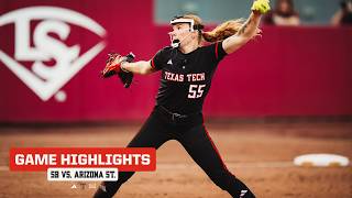 Texas Tech Softball vs. Arizona St.: Highlights | April 24th 2026