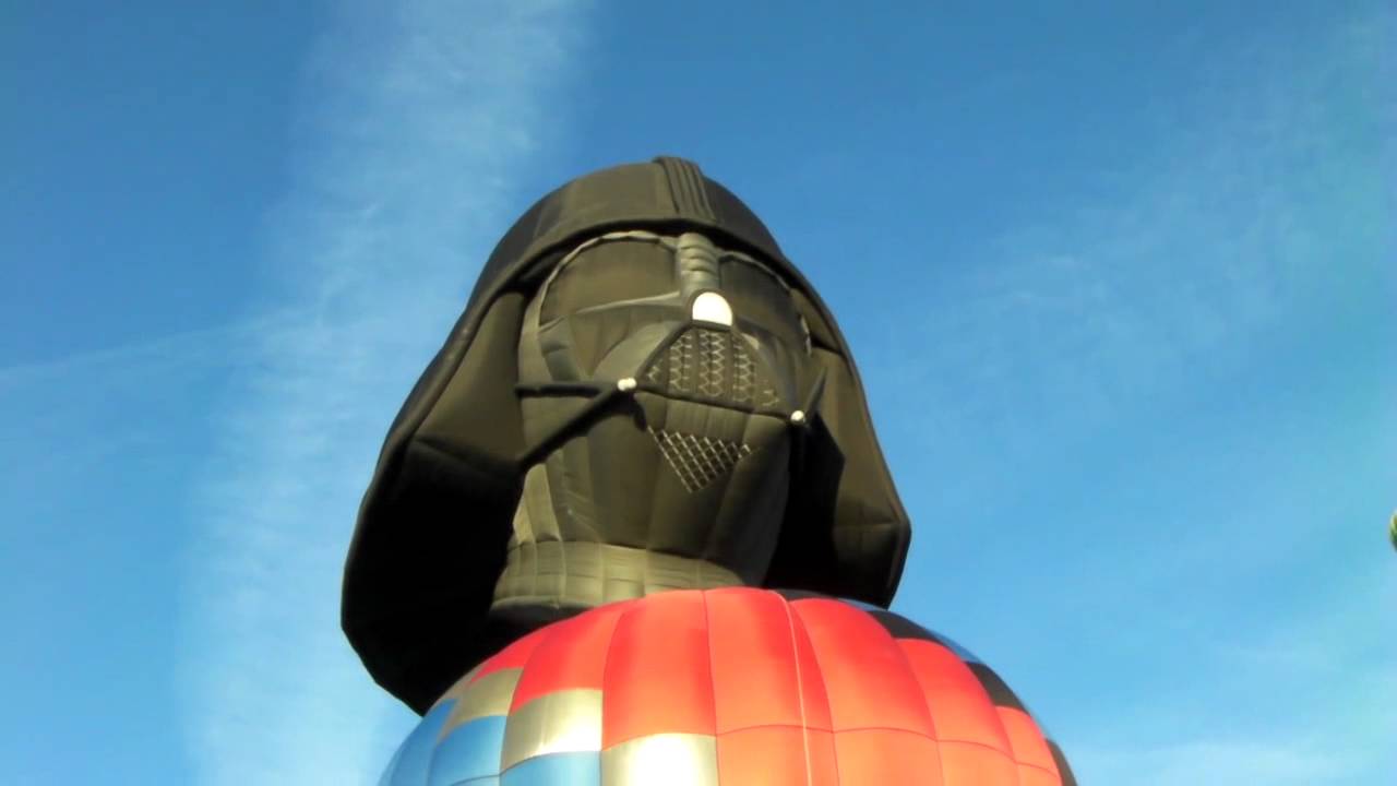 Darth Vader Hot Air Balloon Rises