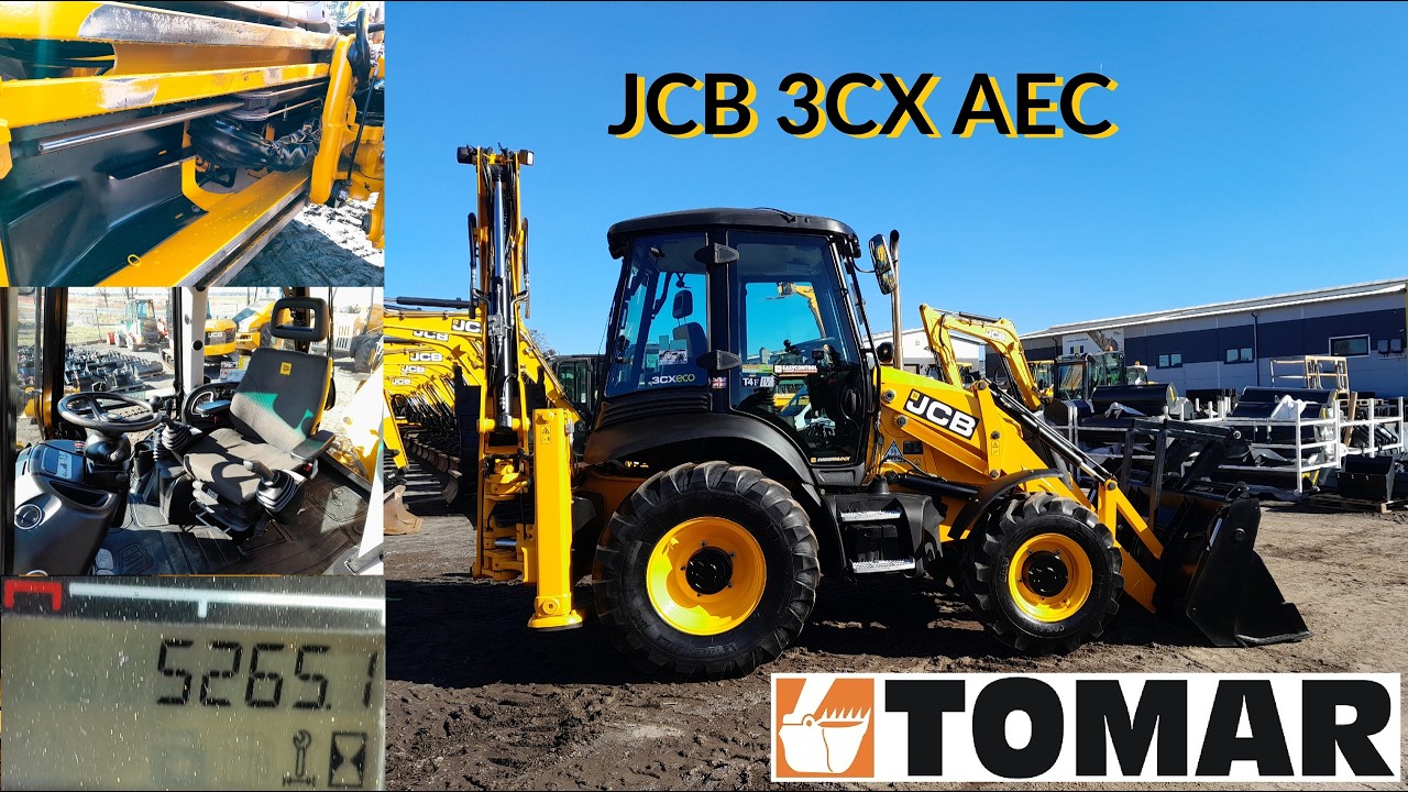 JCB 3CX 2019R 3205 tel +48 575 316 333 backhoe loader koparko ładowarka