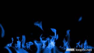 Blue Fire Flame Effect Loop Animation 02 Stock Footage Hd - Download Stock Footage