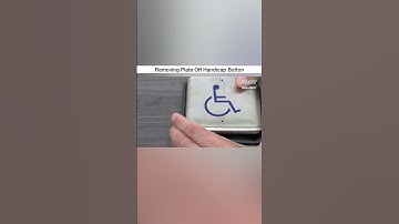 How To Open A Handicap Button #shorts #doors #hardware #repair #fixed #construction