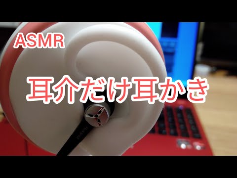 【ASMR】耳介だけ耳かき【ステンレス】無言