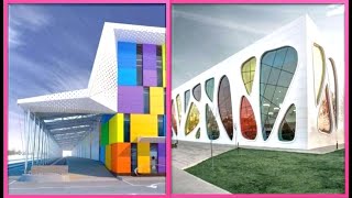 واجهات المدارس الملونة ,Façades des écoles colorées, Design of Colorful school facades