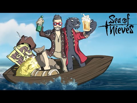 Видео: ИСТОРИЯ О ТОМ, КАК ДВА ПИРАТА НА МАЛЕНЬКОМ КОРАБЛЕ МОРЯ ПОКОРЯЛИ В SEA OF THIEVES.