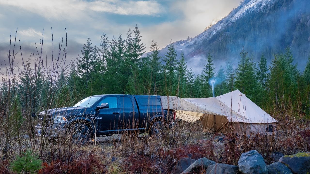 Холодная и дождливая ночь в палаточном лагере | Звуки кемпинга