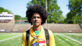 Ashbrook sophomore WR Braylon Smith hit 20.7 MPH on the 40-yard dash