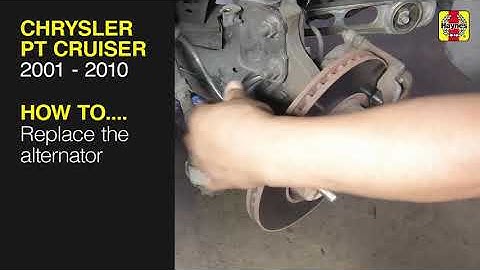 Chrysler PT Cruiser (2001 - 2010) - Replace the alternator